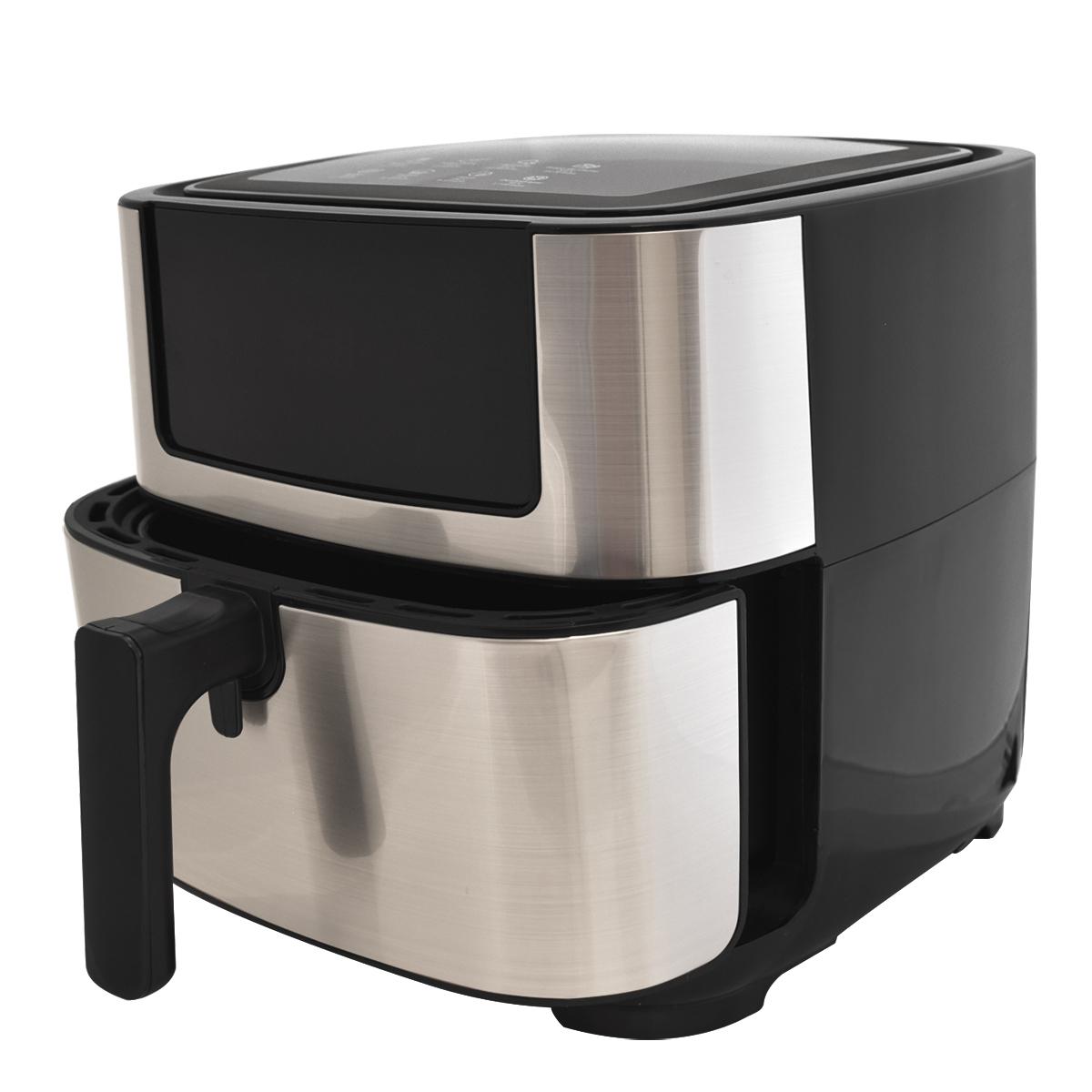 Freidora De Aire Tech Go AF50D-R 1300w 6.5L 8 Programas Acero Inoxidable